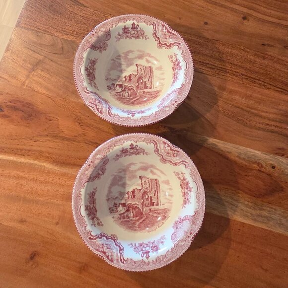 Johnson Brothers Old Britain Castles Cereal Fruit Bowls (Set Of 2) - Picture 1 of 9